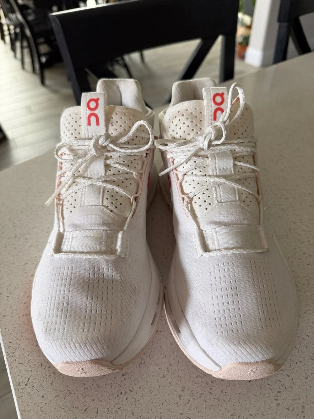 On Running Cloudnova 2 Sneakers Cloudtec White Gym Shoes 6.5